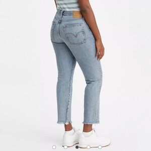 Levi's wedgie icon fit ankle womens jeans in medium wash